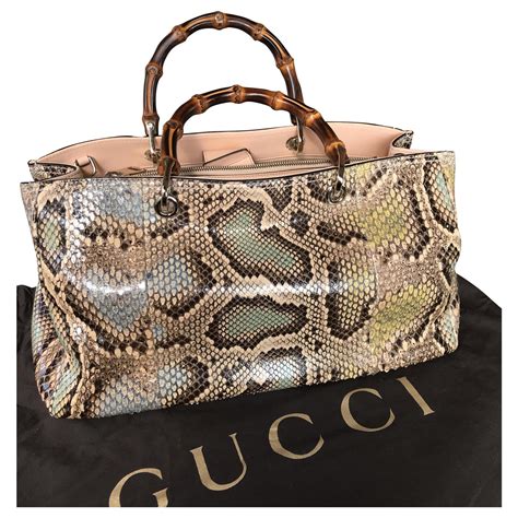 gucci red python bag|gucci python bag price.